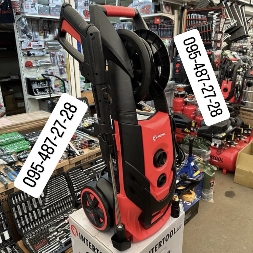 Мийка високого тиску на 2200 Вт, 120-150 бар INTERTOOL DT-1508
