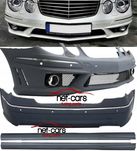 Zderzak przód PDC i tył PDC + progi MERCEDES E W211 06- LIFT AMG