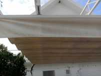 Toldo exterior extensível manualmente 7m x 4.50