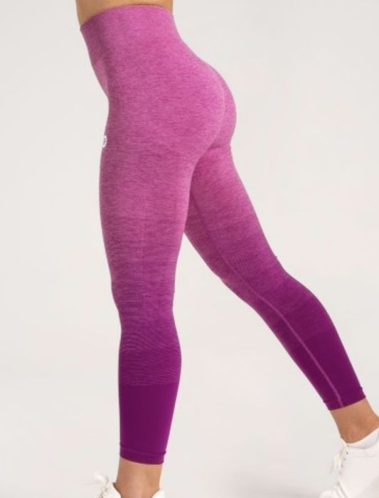 Legginsy Gym Glamour pink ombre r.M
