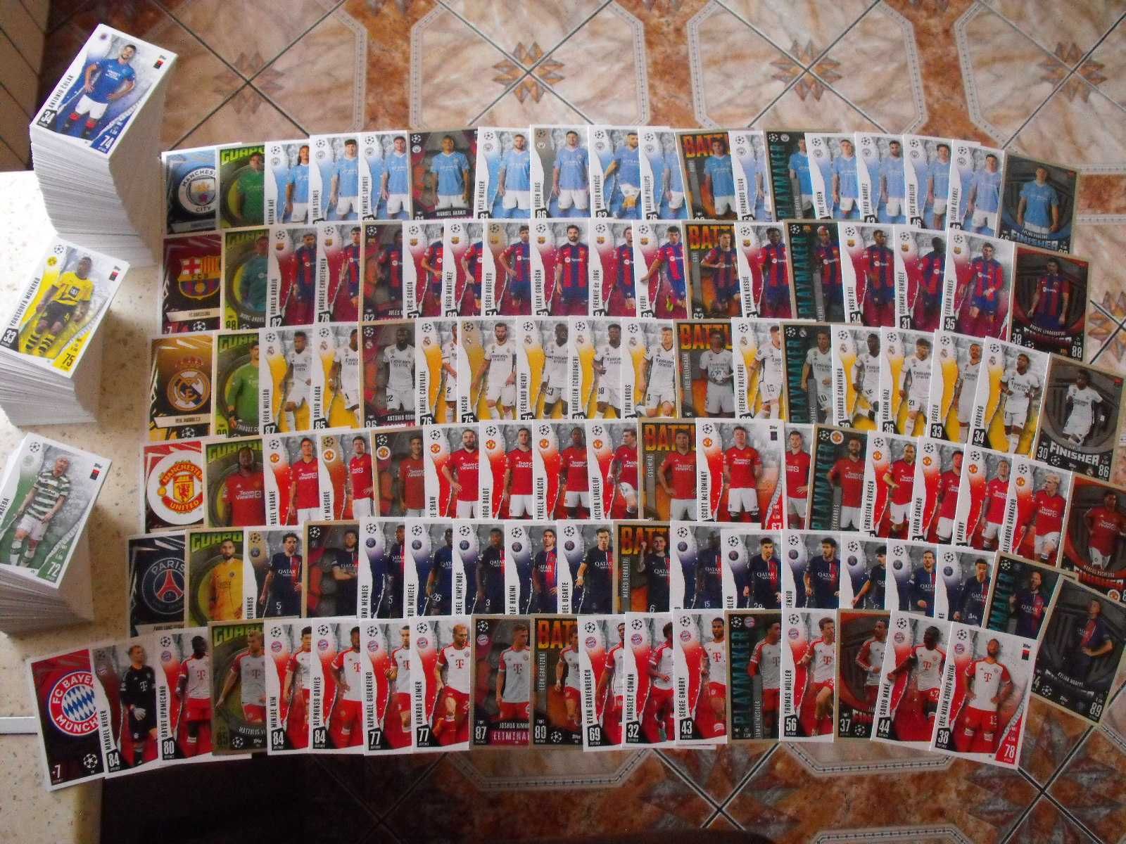 topps Match Attax Champions League 2024 + album. Zestaw 559 kart. NOWE