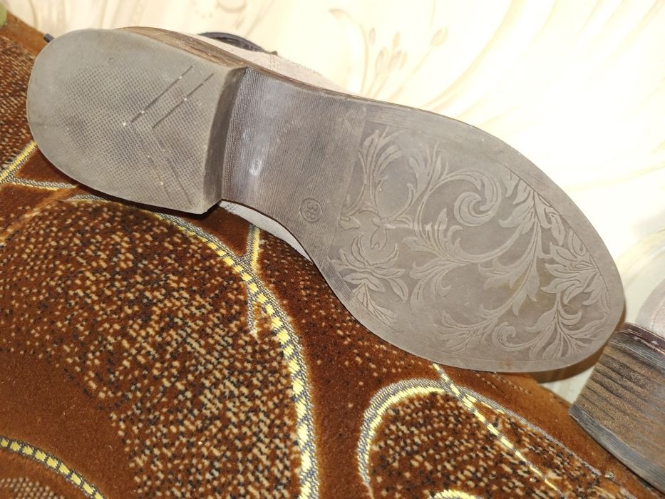 Полусапожки женские осенние замшевые  размер 38