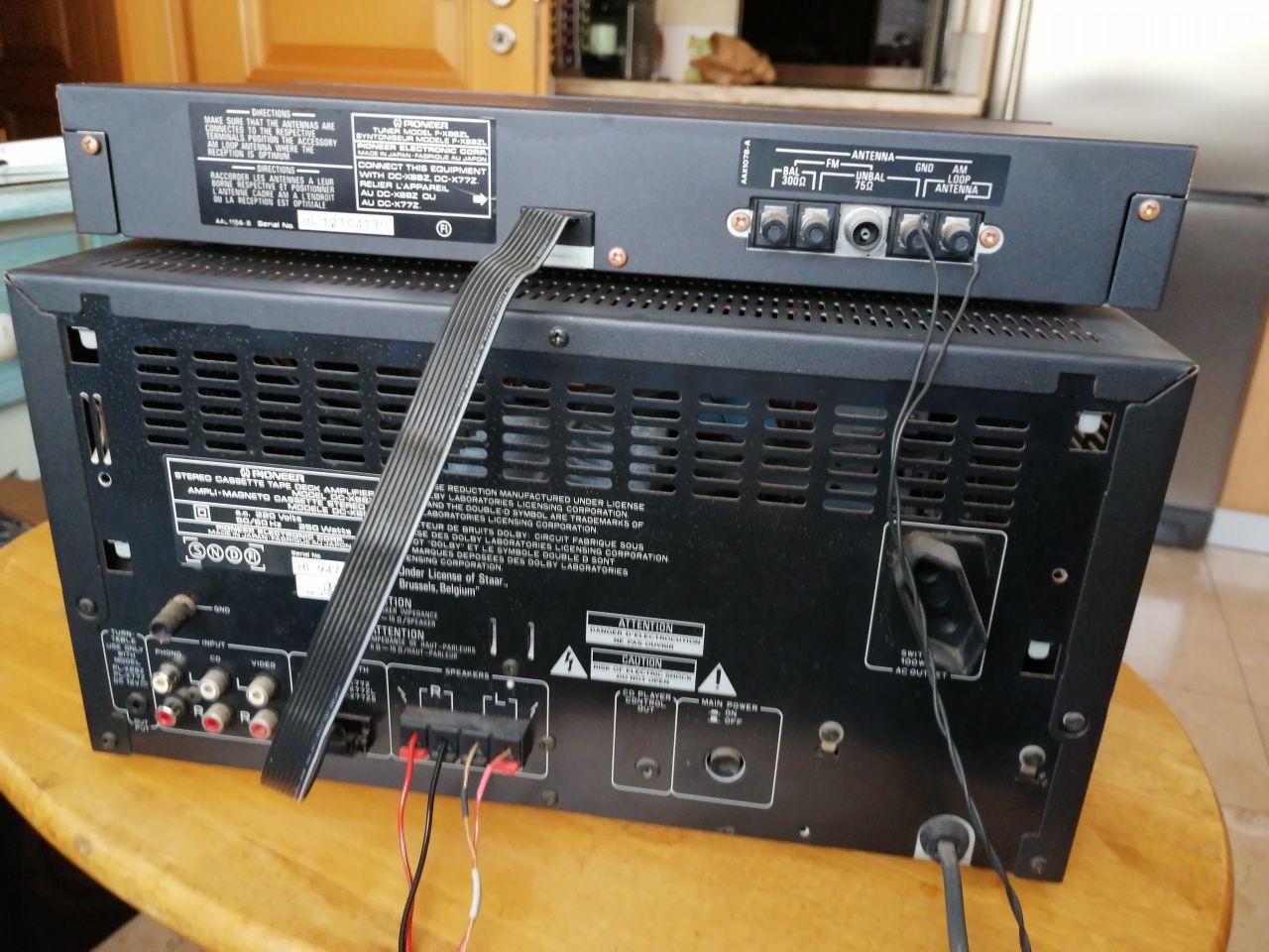 Pionner giradiscos +, módulo rádio +deck cassetes