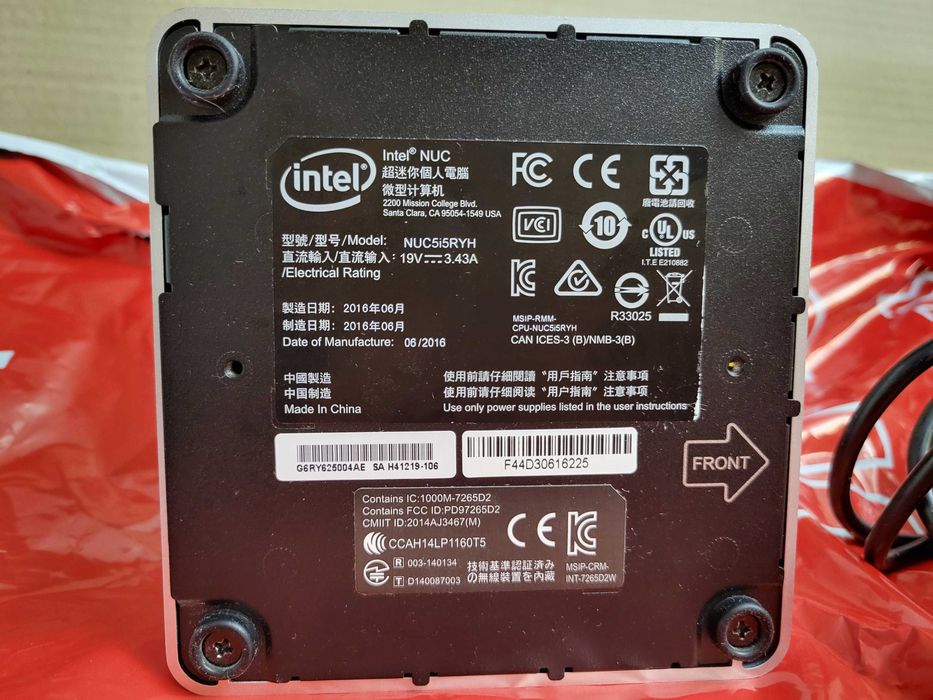 Intel NUC і5-5250U 8Gb 128Gb SSD WiFi BT HDMI компьютер мини неттоп