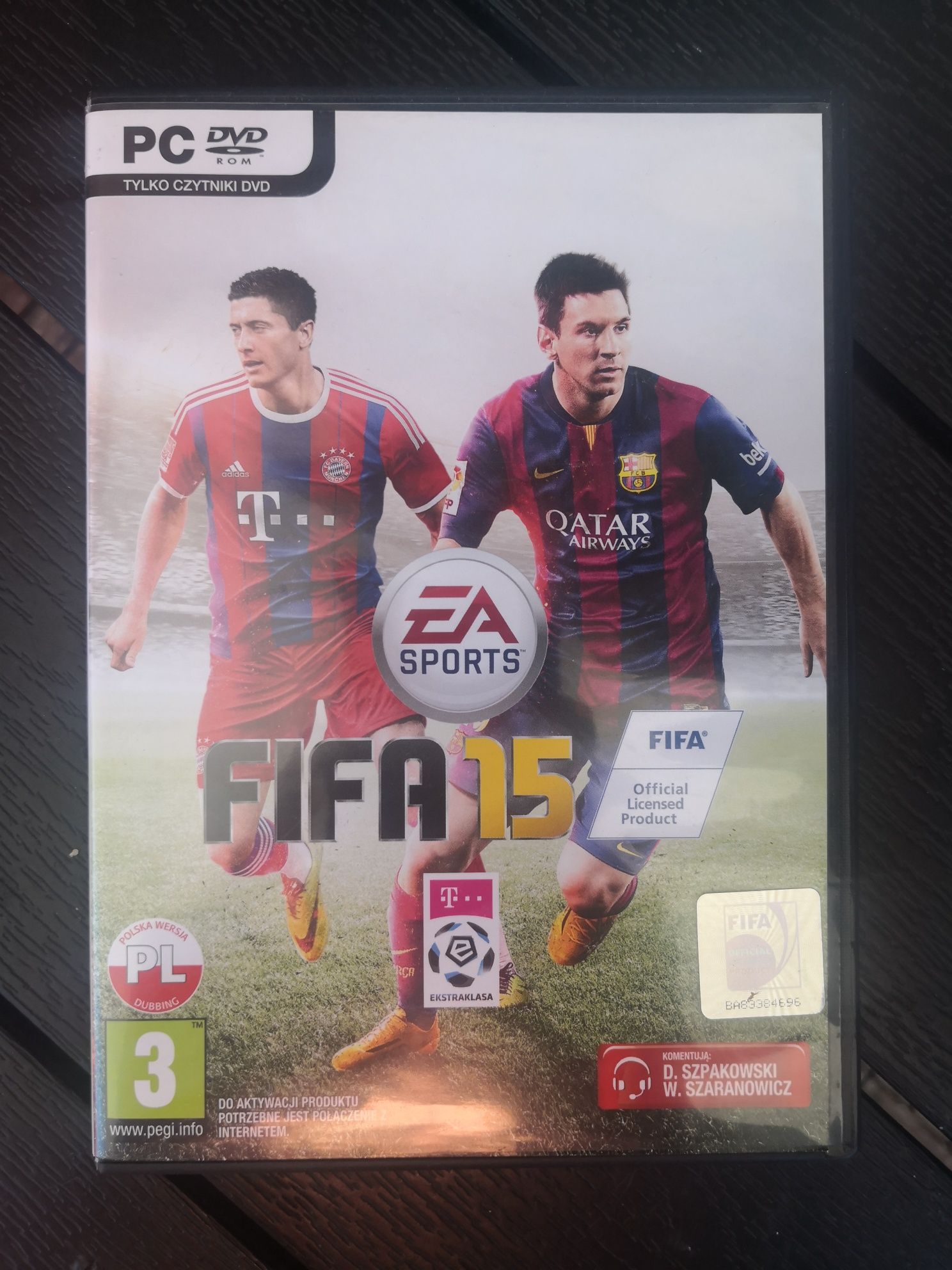 Fifa 15 - 2 x płyta cd, kolekcjonerskie, bez kodu