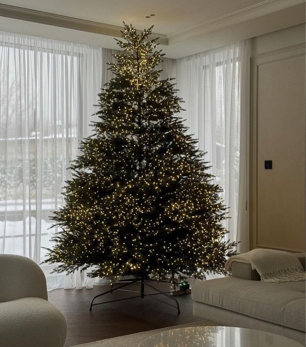 Гирлянда роса 30,50,100м мішура хвойна лапа гирлянда на Ялинку Польща