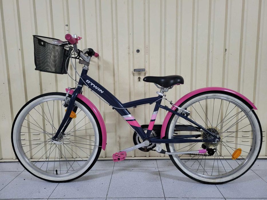 bicicleta Btwin Original 500 com cesto