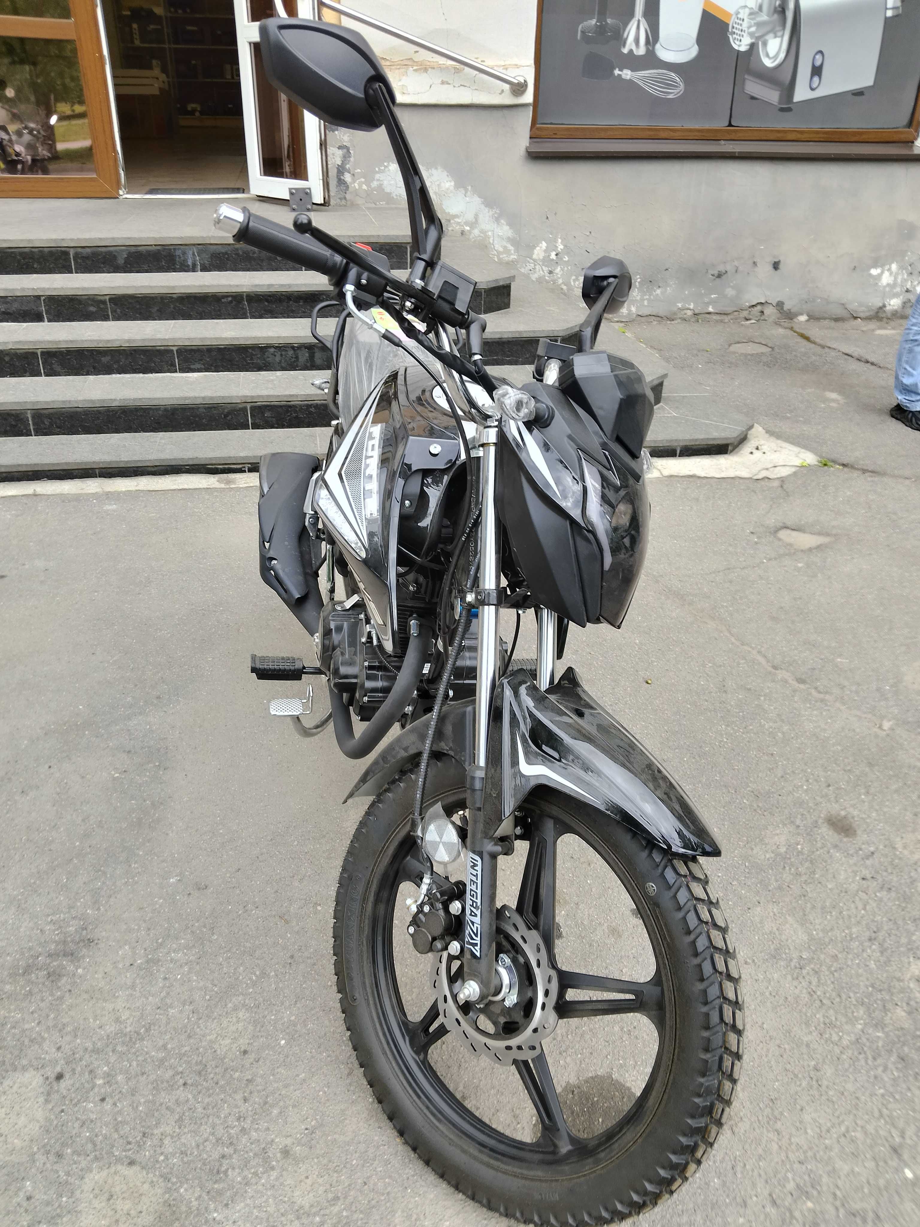 Мотоцикл FT200R Forte чорно-сірий