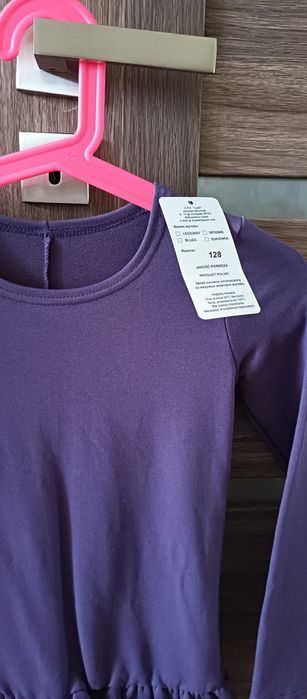 Nowa sukienka Kropek bawełniana . Rozmiar 128