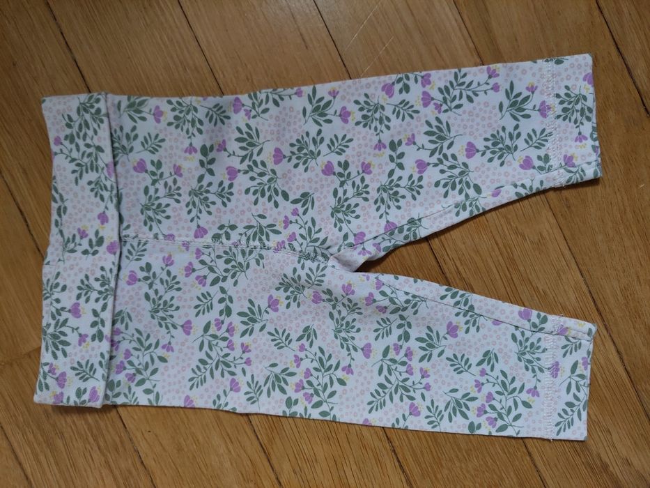 H&m legginsy 62 w kwiatki