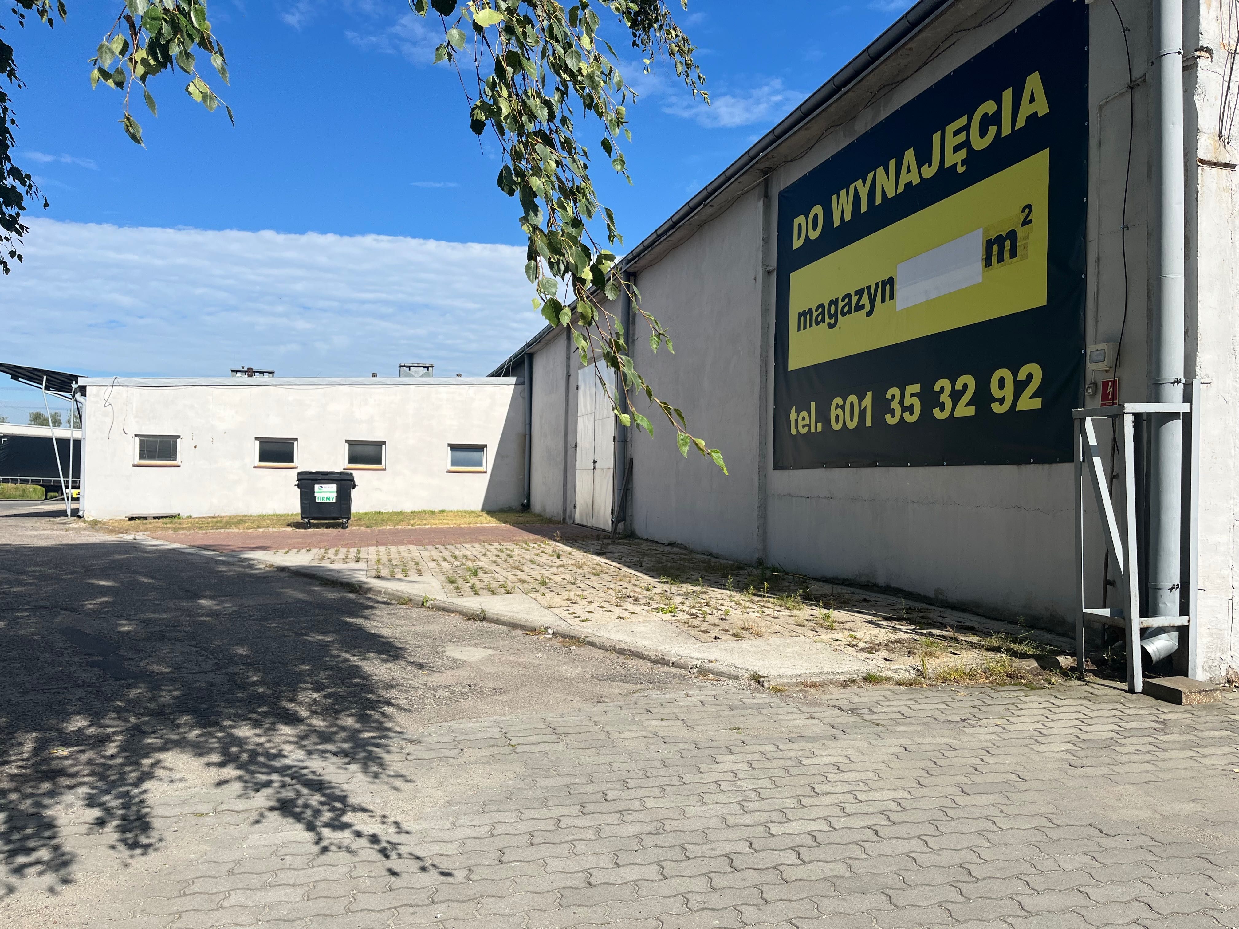 Do wynajęcia magazyn 510 m2 w Rawie Mazowieckiej