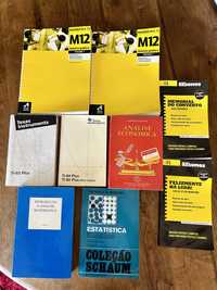 Manual Ti-83 e 84, Análise Económica, M12, Estatística schaum, livros