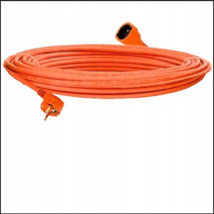 przedłużacz kabel ogrodowy do kosiarki 10m budowl. gruby sznur 3x2,5mm