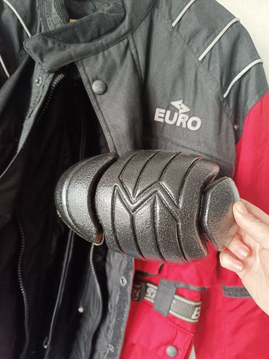 Мужская мотокуртку, мото куртка с съемной подкладкой euro