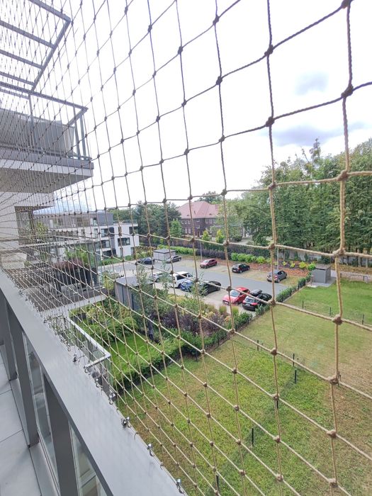 Siatka zabezpieczająca na balkon dla kota na ptaki itp. 1,5mx4,40m