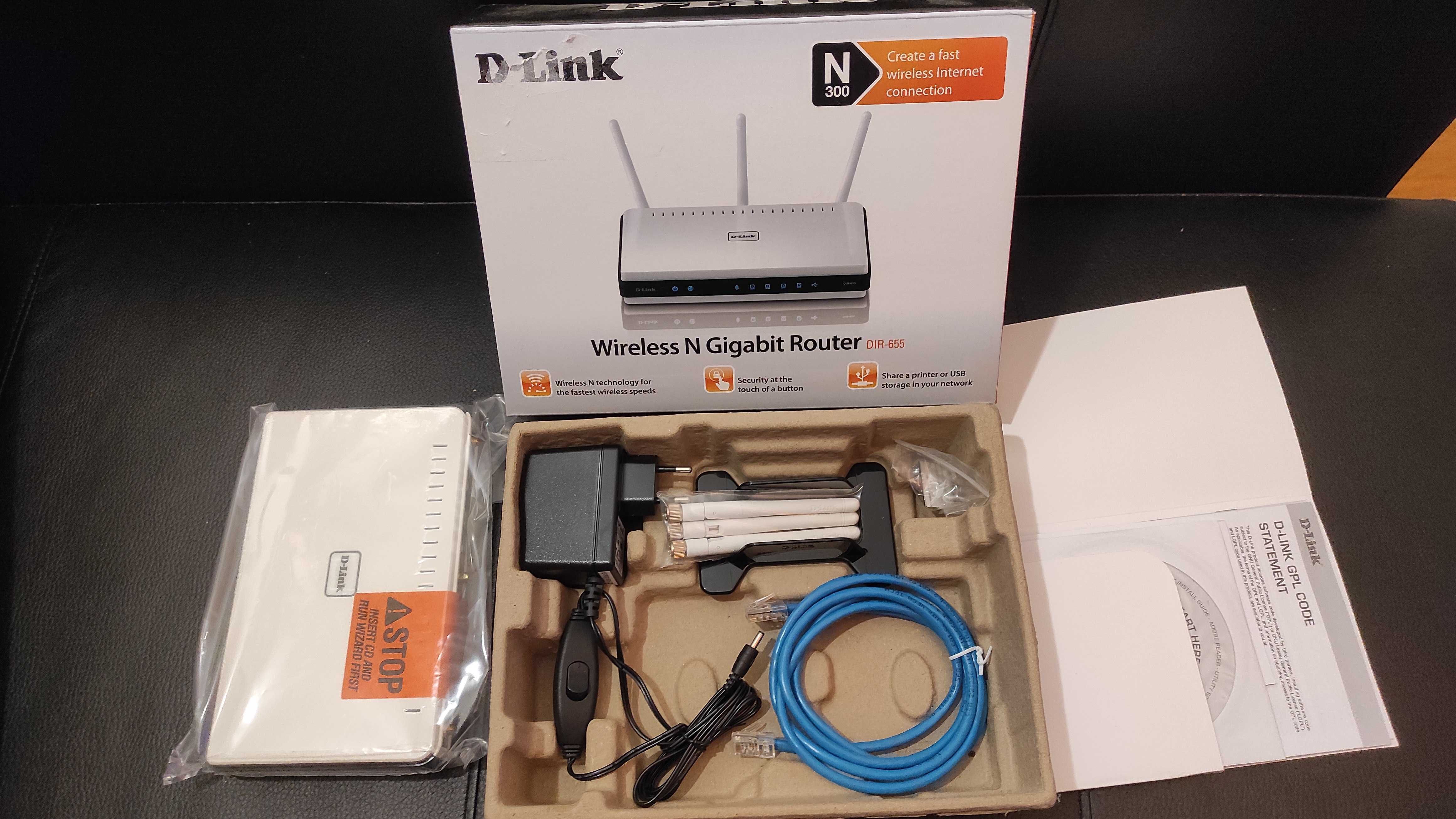 Router Wireless N Gigabit D-Link N300 (DIR-655)