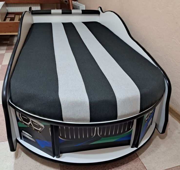 Ліжко машина для хлопців з матрацом ВMW