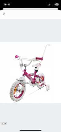 Nowy Rower rowerek dziecięcy SIrox Montra Poppy koło 12 " różowy