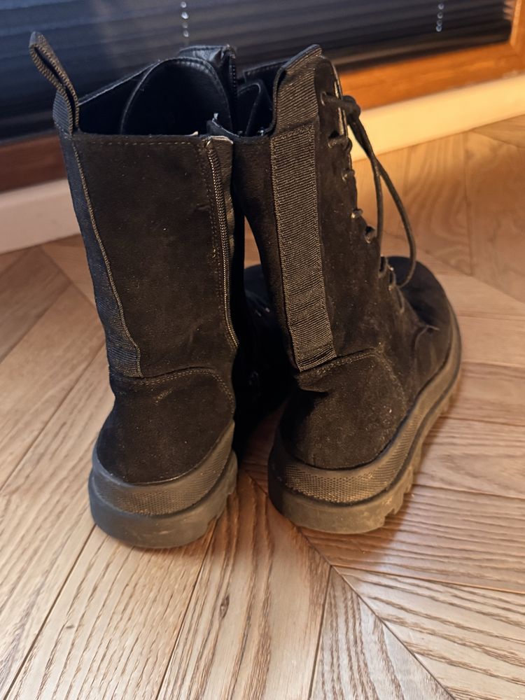Buty ocieplane wysokie dł wkł 21 cm