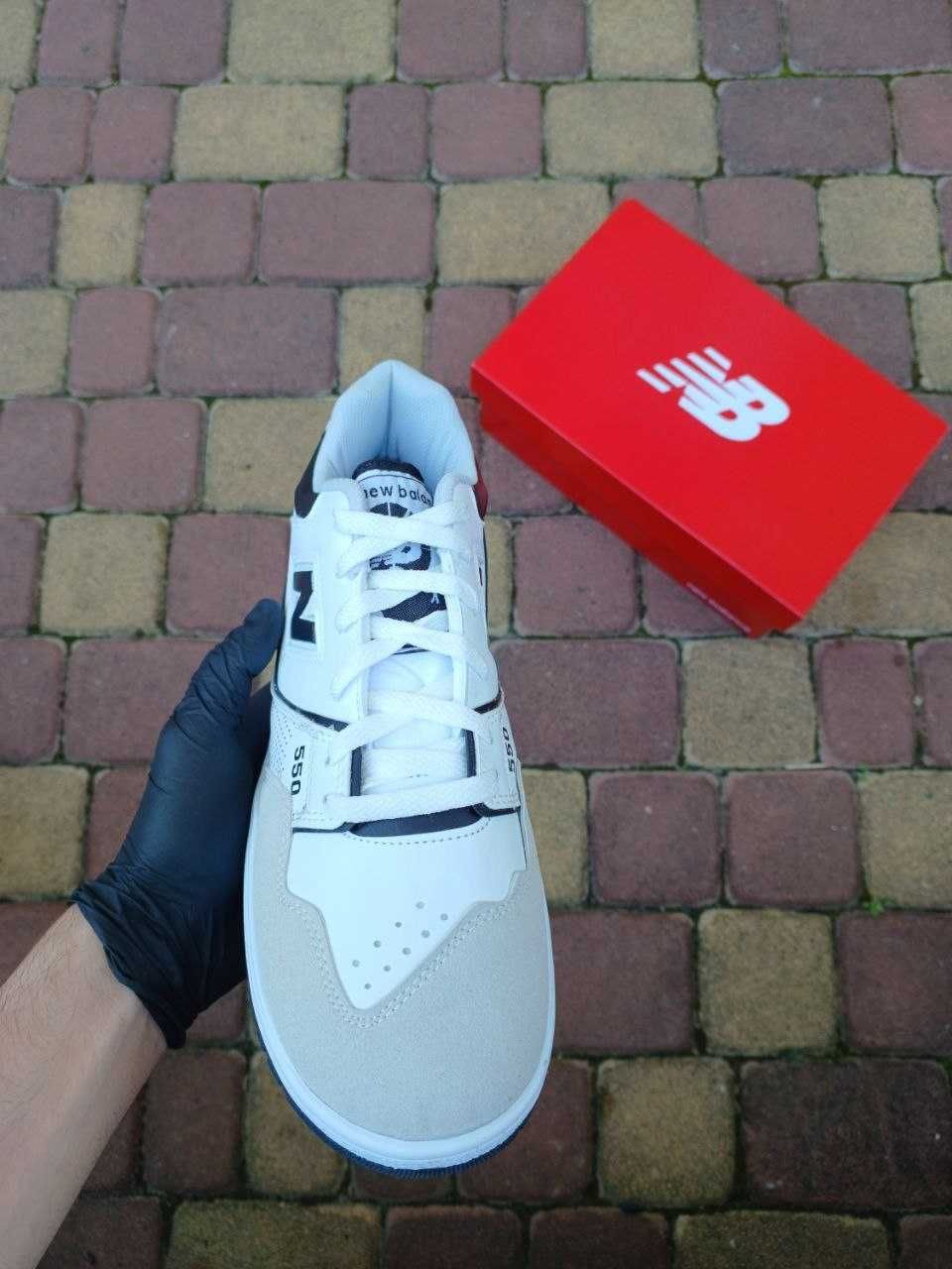 Кросівки / Кроссовки New Balance 550 Suede White\Black