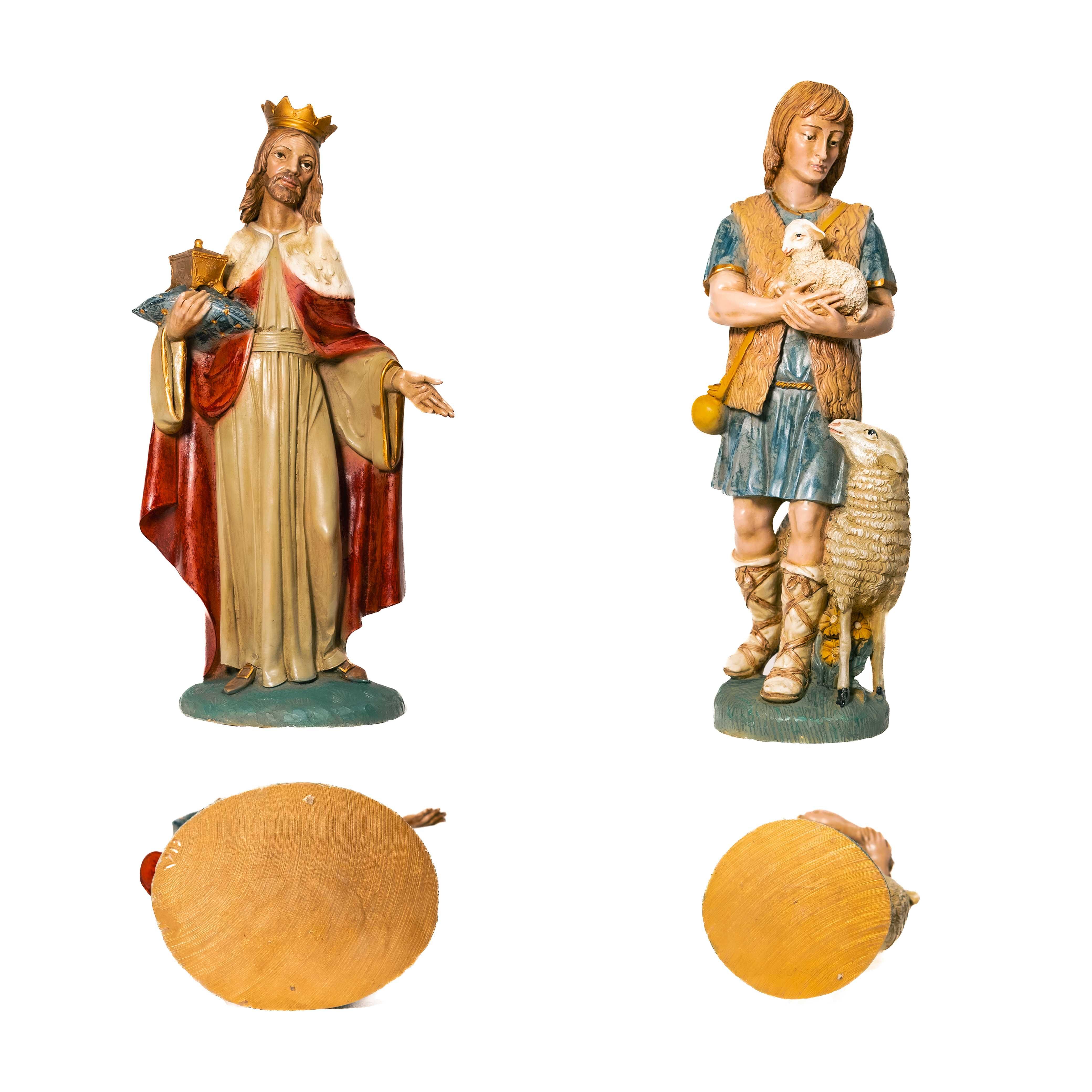 Presépio - 11 figuras - Coleção única e antiga - Completa