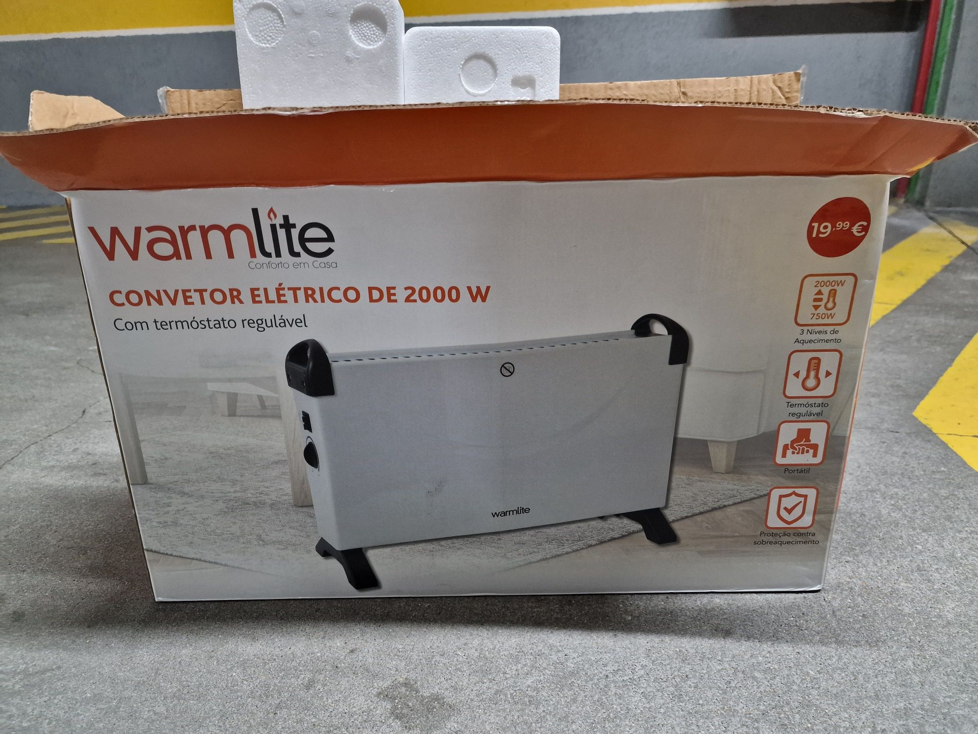 Aquecedor Warmlite 2000W