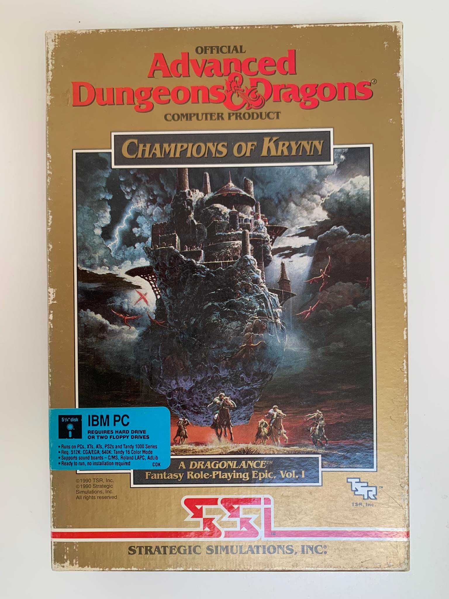 Advanced Dungeons & Dragons: Champions of Krynn, SSI 1990 r.