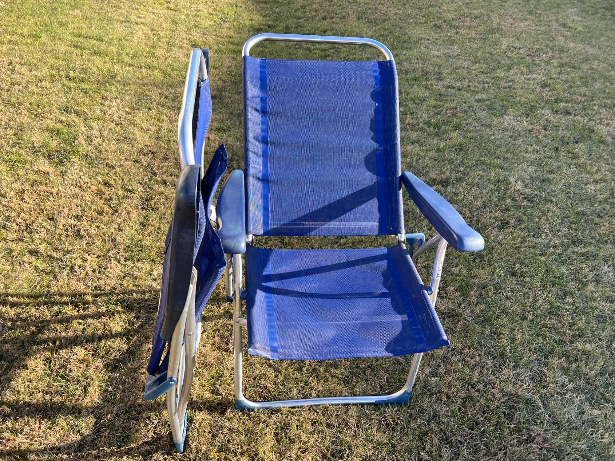 Krzesło składane turystyczne alu camping ogród itp cena za 2!!