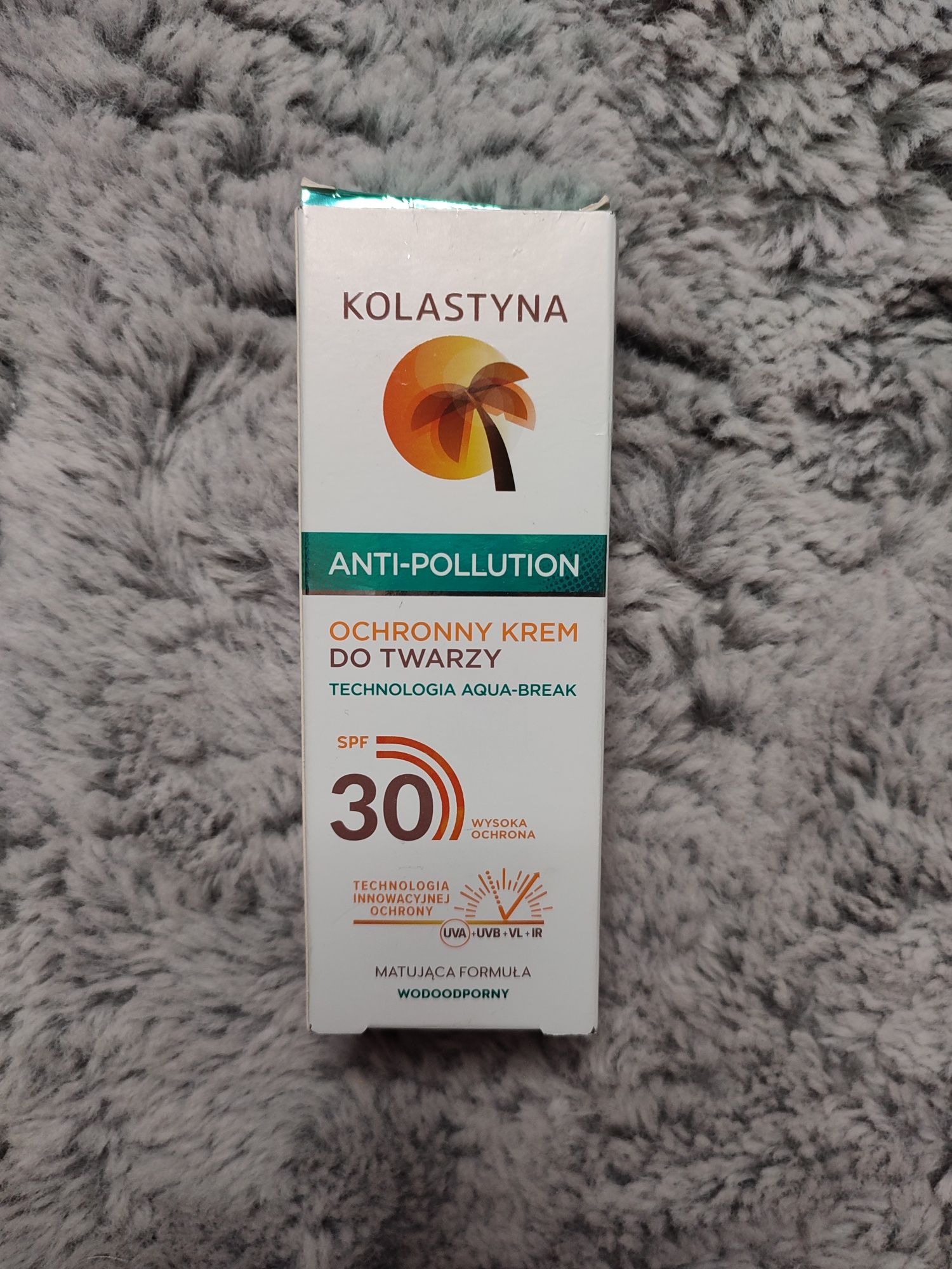 Kolastyna krem przeciwsłoneczny spf 30 anti pollution do twarzy uva