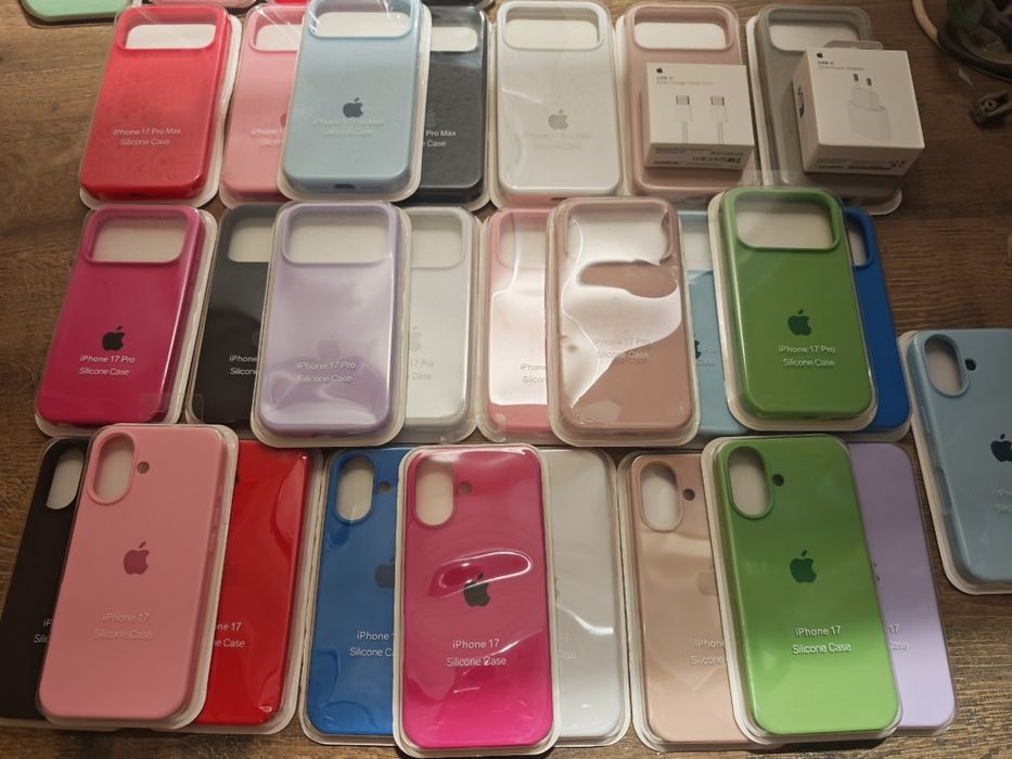 Capas iPhone 17 e  16 e Carregador e cabos