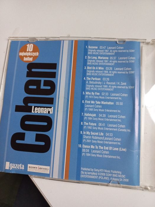 Płyta CD Leonard Cohen