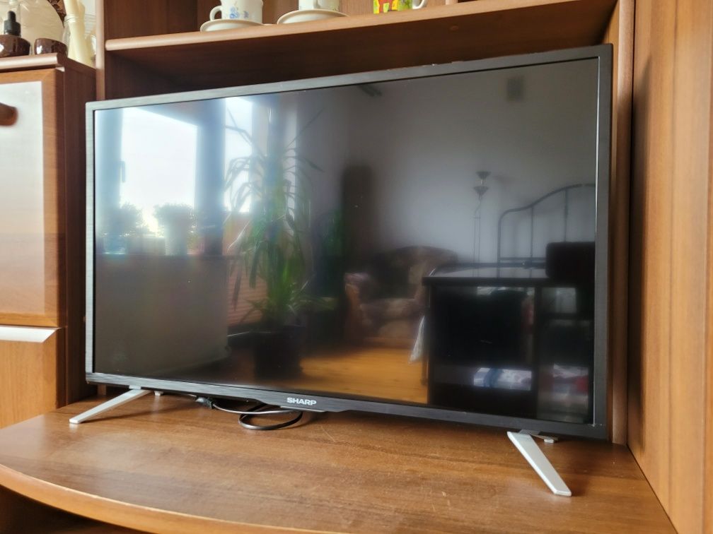 telewizor sharp + dekoder esperanza