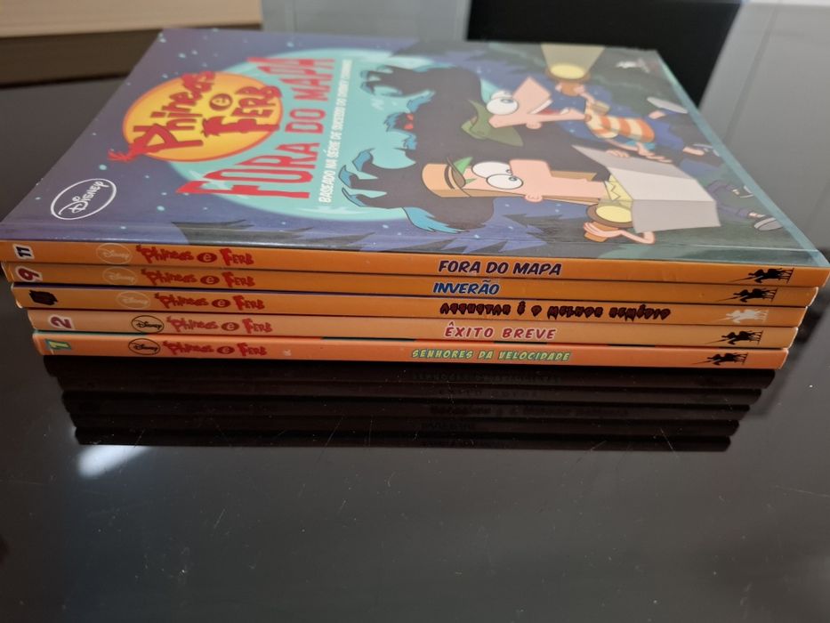 Livros Phineas e Ferb
