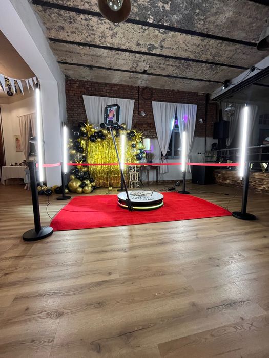 Fotobudka 360 obsługa wynajem
