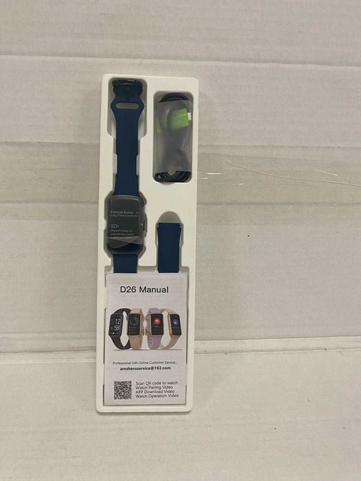 SMARTWATCH Amzhero D26 granatowy smartband - OUTLET - A2