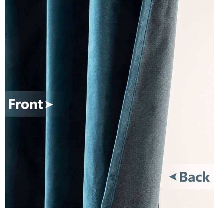 2 Zasłony Aksamitne 140x200cm. Zaciemniające Termiczne Na Przelotkach