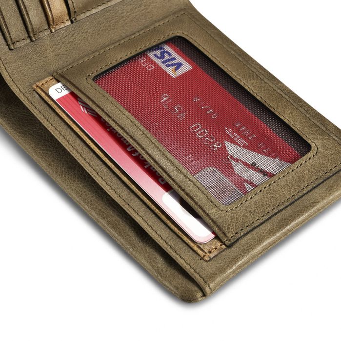 Portfel Skórzany Icarer Khaki