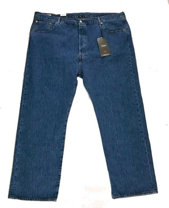Męskie jeansy Levi's 501 Original Big Tall nowe oryg. wielkie -W48/L34