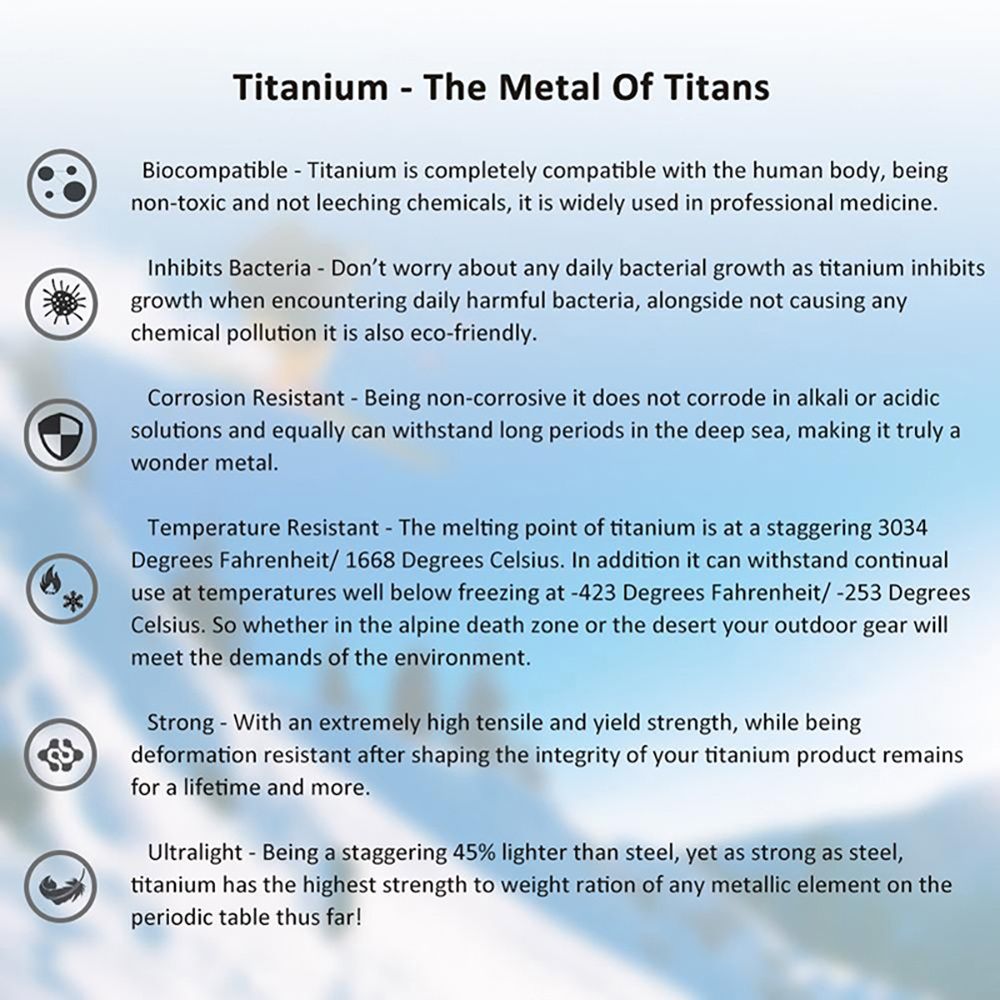 Термос титановий TAI 450ml