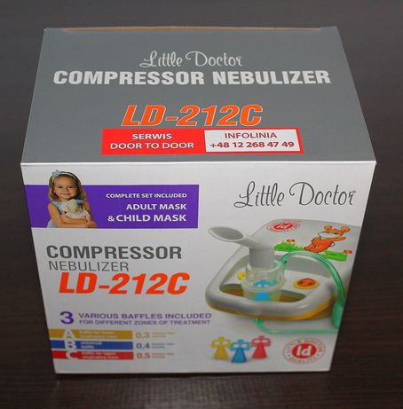 Inhalator nebulizator LD-212c dorosły dzieci  super na prezent