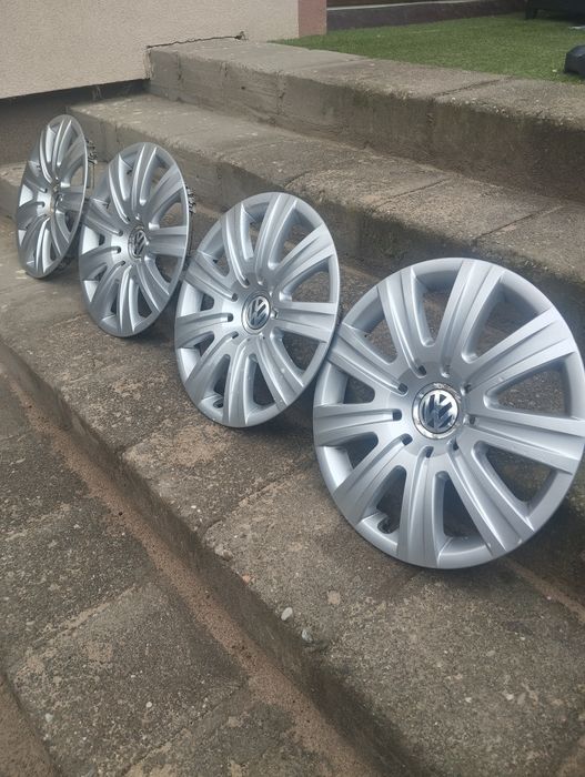 Komplet oryginalnych kołpaków VW r16
