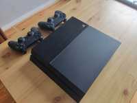 Zestaw PlayStation 4 dysk 1 TB z dwoma padami i grami