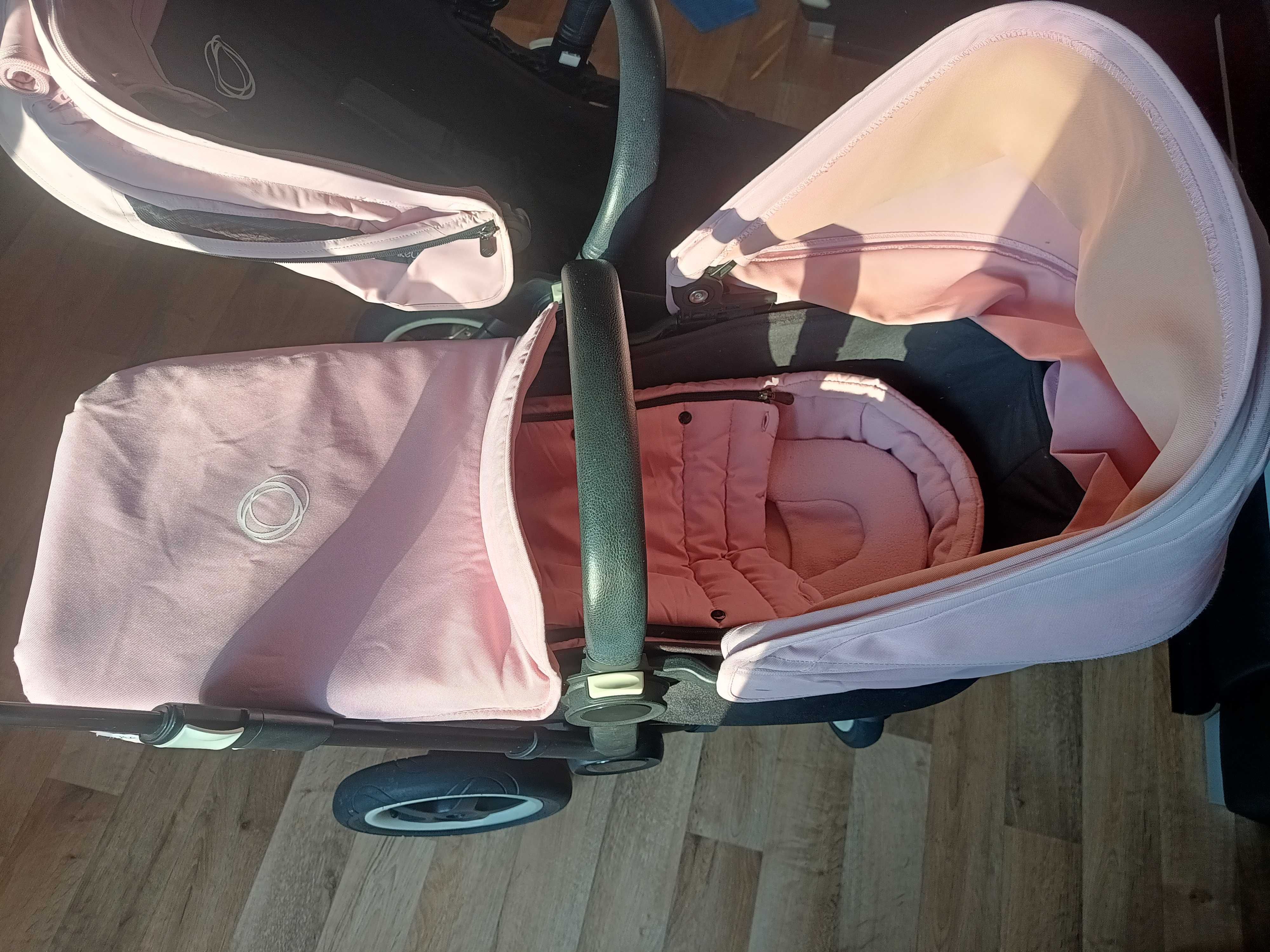 Podwójny wózek Bugaboo Donkey dla bliźniaków lub rok po roku GIGA zest