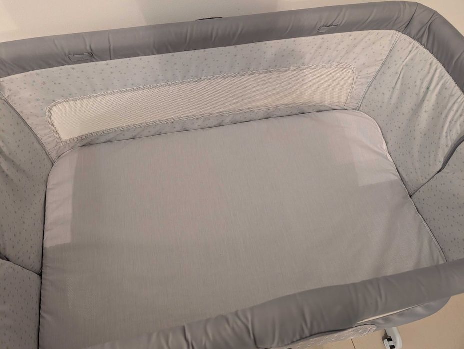 Chicco Next2me Dream Next to me Z funkcją kołyski srebrny
