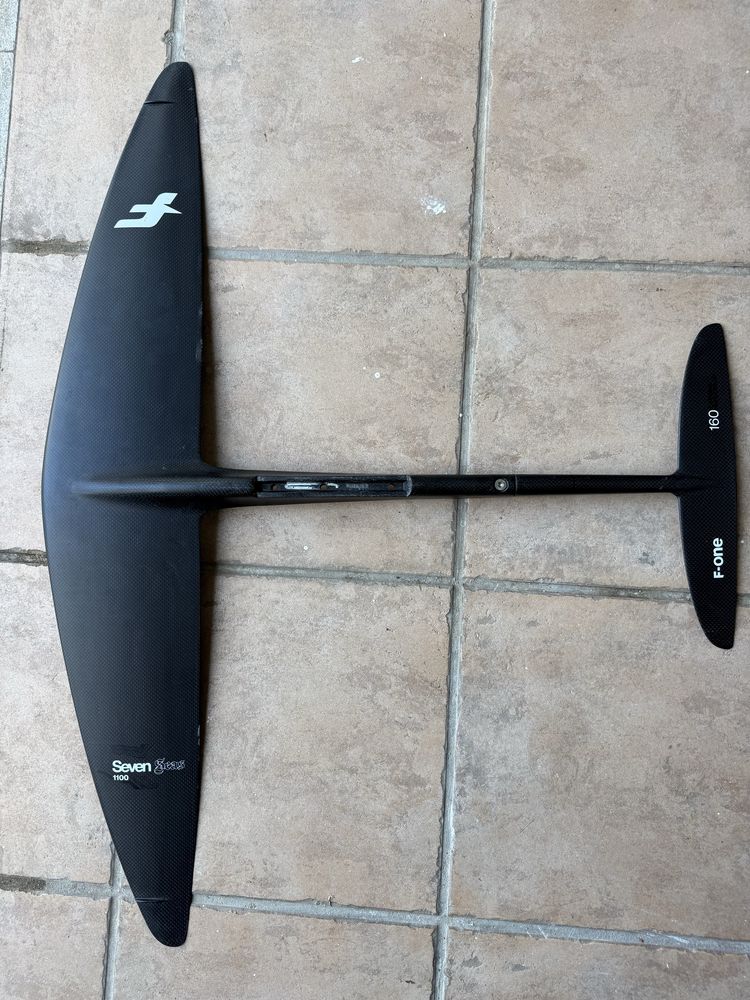 F-One Prancha Sup Foil + Matro Carbono 80 + Foil Seven Seas 1100
