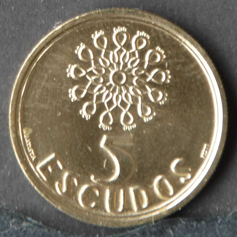 Portugal 5 escudos 1997 - olx X10243