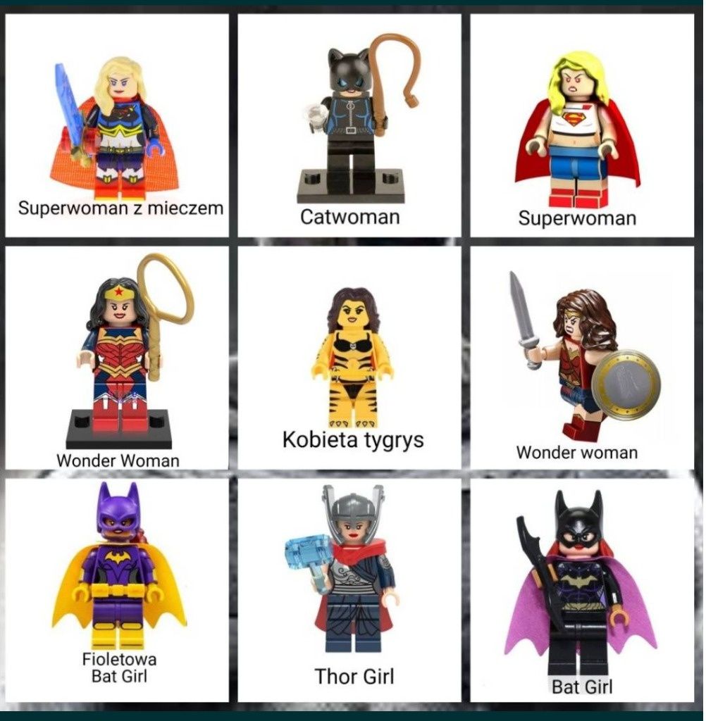 Klocki figurki Avengers DC superbohater awengers kompatybilne z Lego