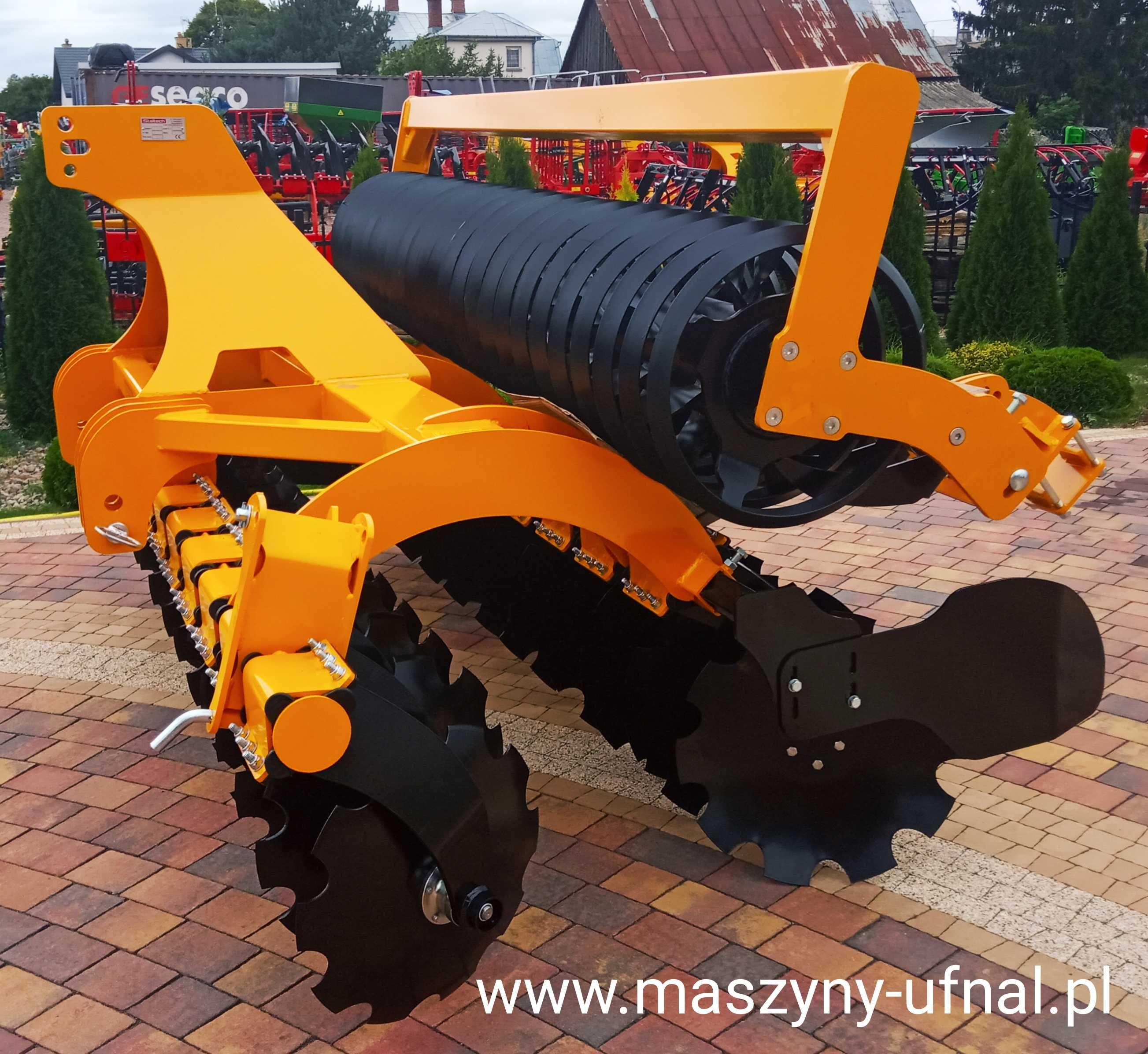 Wyprzedaż: Brona STALTECH 3m + wał rurowy Najmocniejsza U30