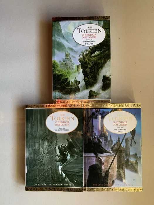 Trilogia Senhor dos Aneis de J R R Tolken