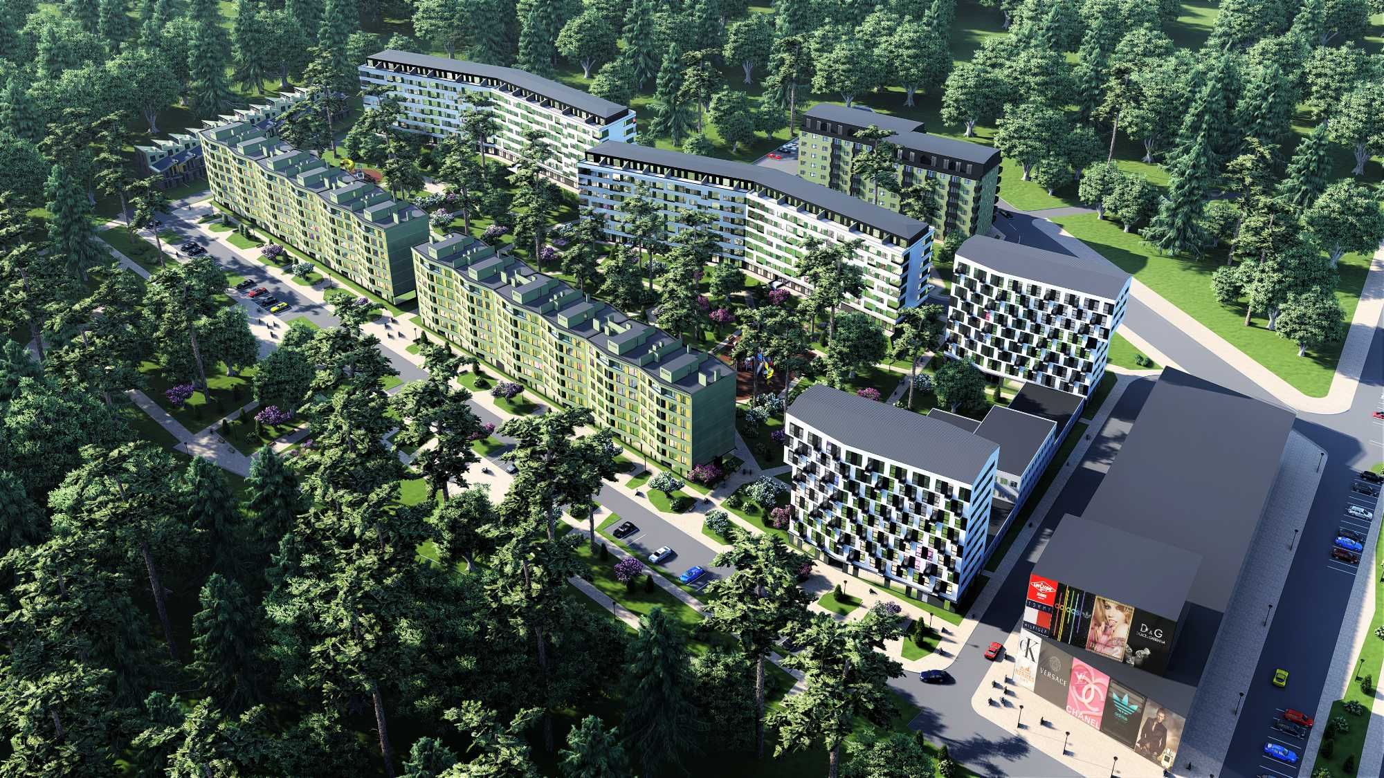 Продаж 2-кімнатної з двориком ЖК Park town (Парк таун) Буча, Гостомель